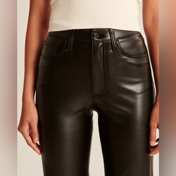 ABERCROMBIE & FITCH Leather pants - Picture 8 of 14